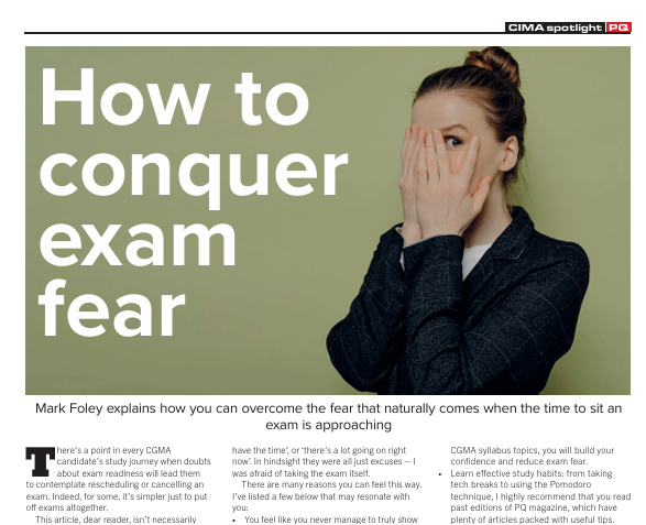 How to conquer your exam fears