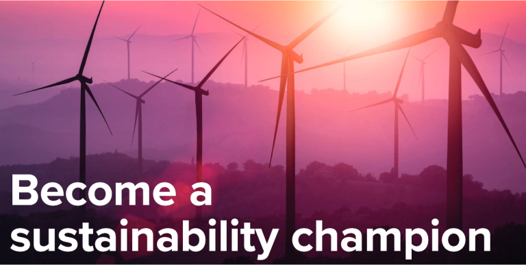 Become a sustainability champion